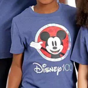 Brand New Kids Disney 100 Commemorative T-Shirt, Size 4
